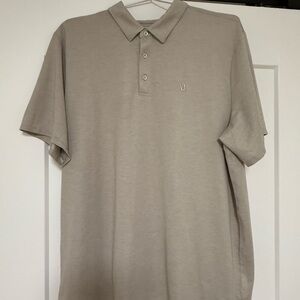Vuori Light Tan Polo Shirt